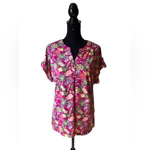 Floral Pink Women's Top